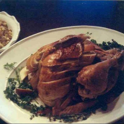 Pavo Asado Con Mantequilla De Hiervas