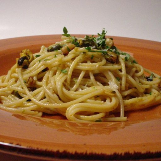 Espaguetis Con Mejillones