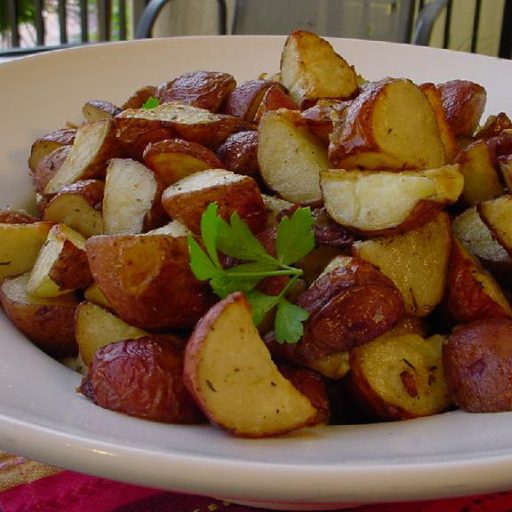 Papas Al Ajo Asadas En El Horno