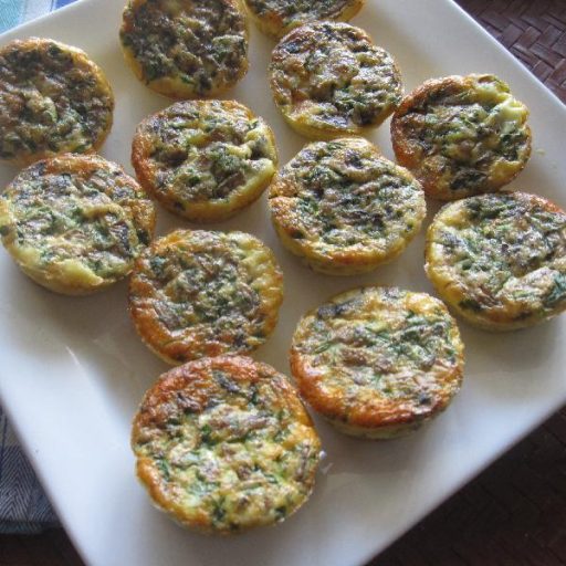 Mini-Quiches De Champiñones Y Salchicha De Pavo