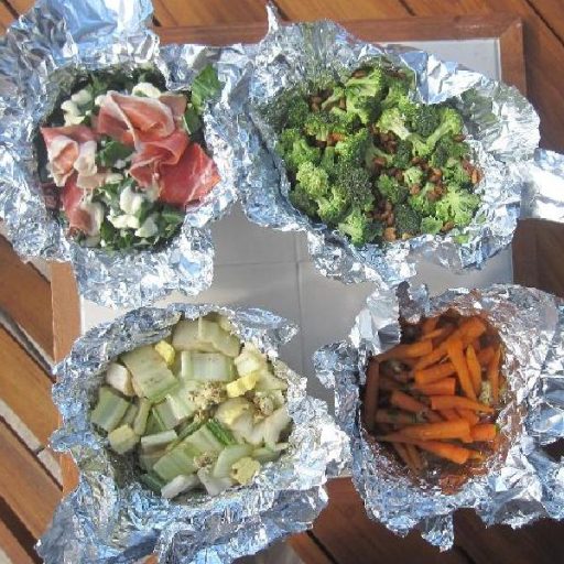 Vegetales Envueltos A La Parrilla