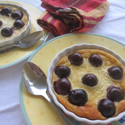 Clafoutis Individuales De Cerezas