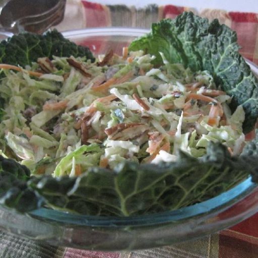 Coleslaw Con Vinagreta De Mayonesa Maple Y Pacanas