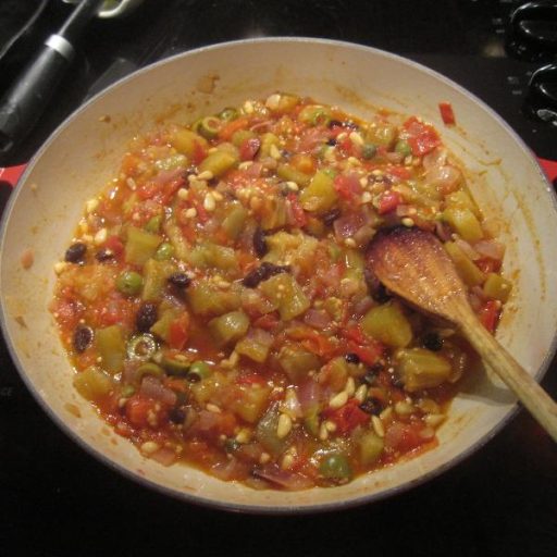 Caponata Con Pecorino Romano