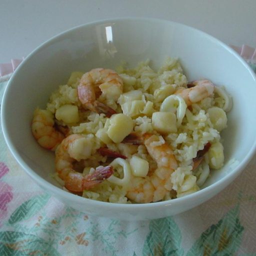 Arroz Con Limón Y Mariscos