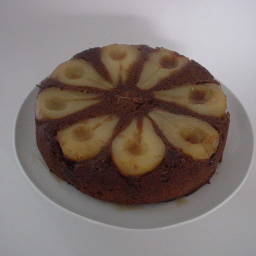Bizcocho De Chocolate Con Peras