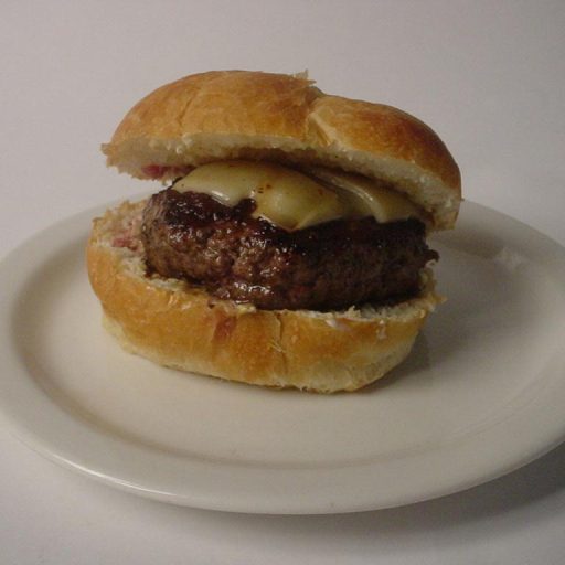 Hamburguesa Casera Con Papas