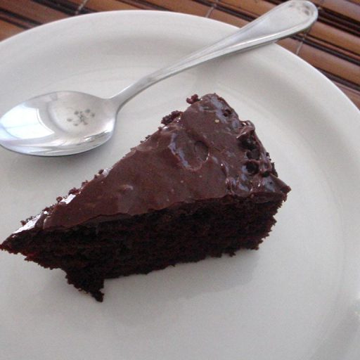 Saludable Bizcocho Doble-Chocolate