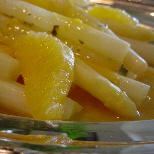 Espárragos Con Mantequilla De Naranja