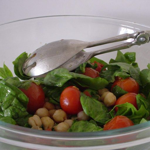 Ensalada De Espinacas Y Garbanzos