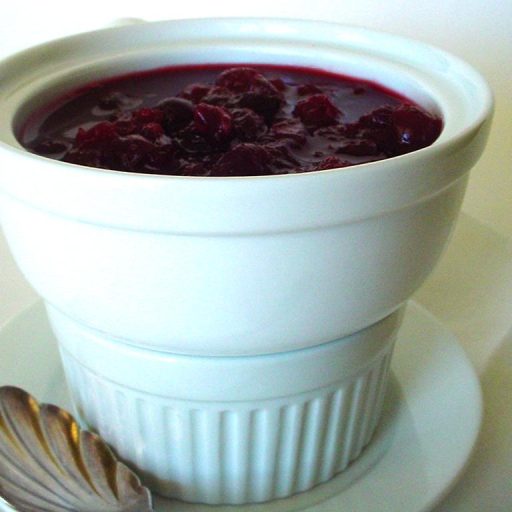 Salsa De Arandanos Con Mandarina Y Maple