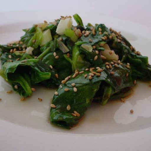 Espinacas Con Ralladura De Limón